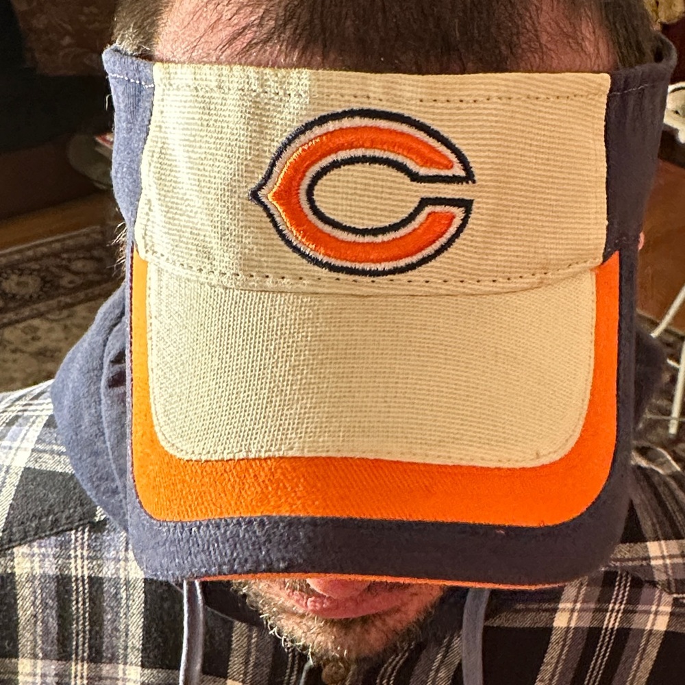 NFL Blue and Orange Visor Hat